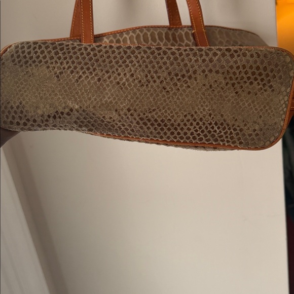 Dooney & Bourke Gray Snake Print Tote - Picture 6 of 8